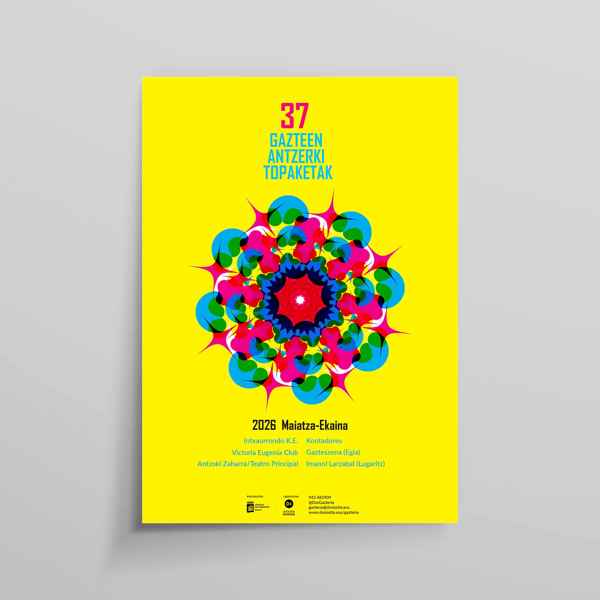 Poster a3 Gazteen antzerki topaketak